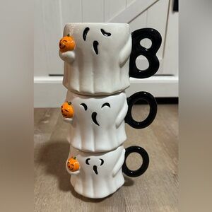 Stackable Ghost Mugs “Boo”